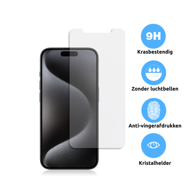 Swissten Ultra Slim Tempered Glass Screenprotector iPhone 15 Pro Max