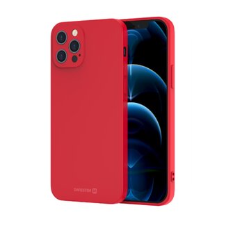 Swissten Swissten Soft Joy Apple iPhone 15 Hoesje - Rood