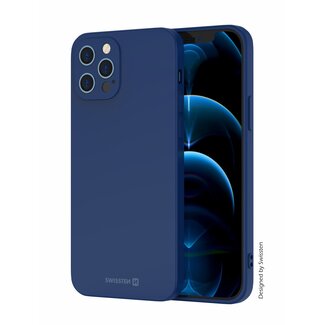 Swissten Swissten Soft Joy Apple iPhone 15 Hoesje - Blauw