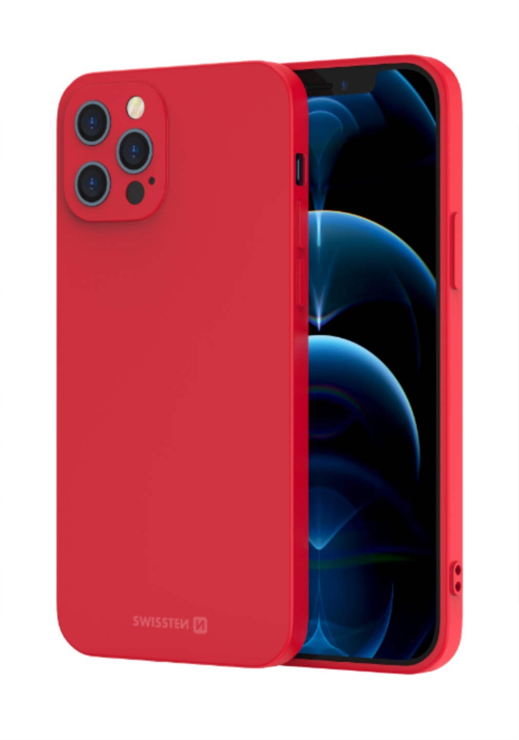 Swissten Soft Joy Apple iPhone 15 Pro Hoesje - Rood
