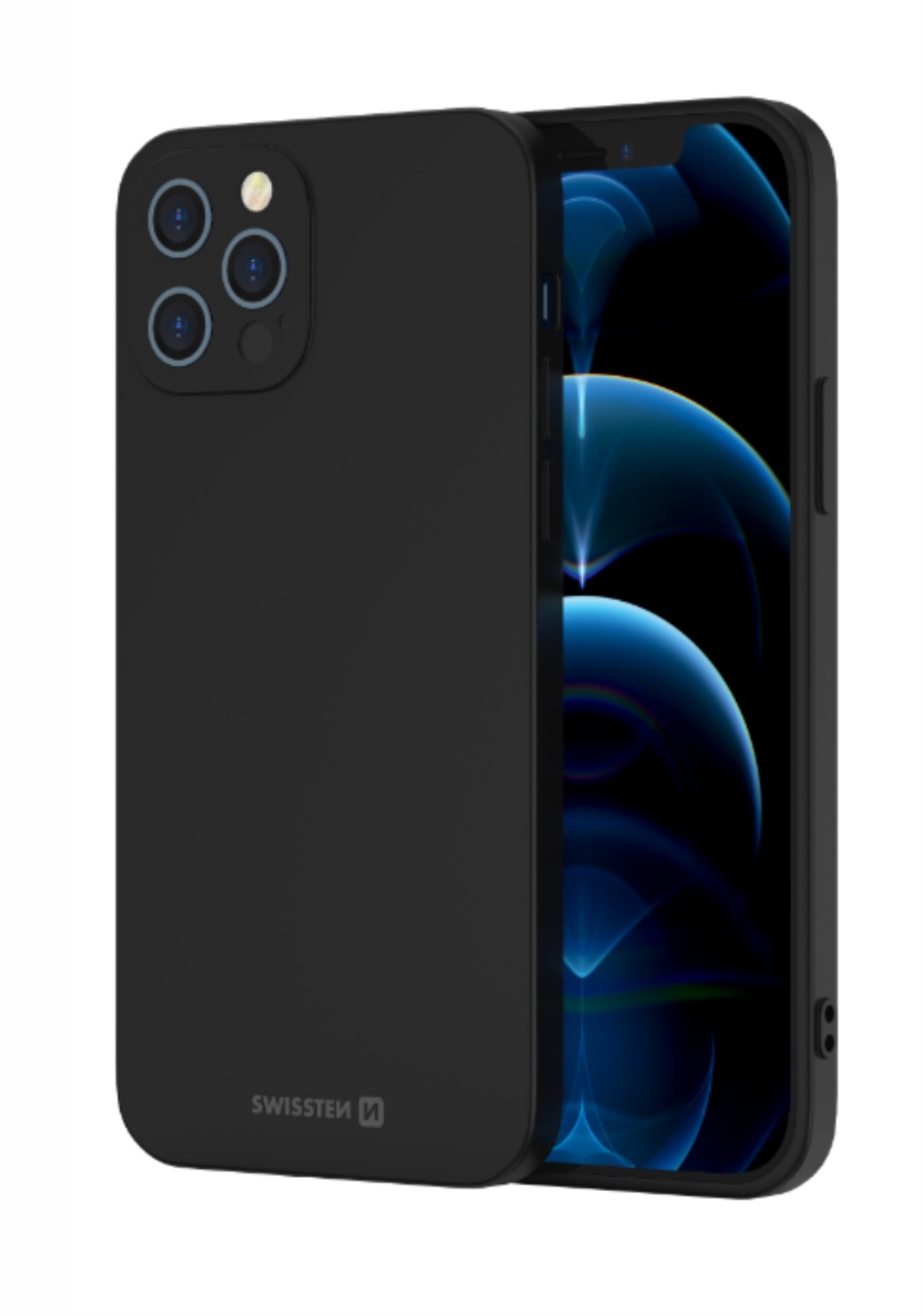 Swissten Soft Joy Apple iPhone 15 Pro Max Hoesje - Zwart