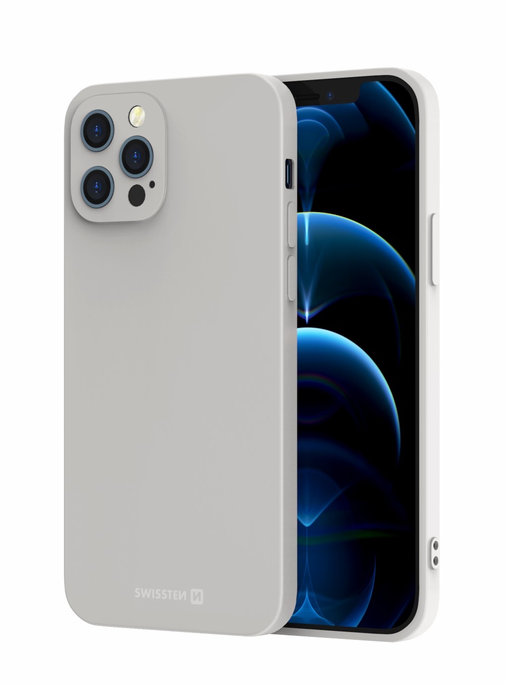 Swissten Soft Joy Apple iPhone 15 Pro Max Hoesje - Grijs