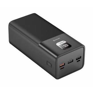 Swissten Powerbank Power Line - 40.000 mAh - Zwart
