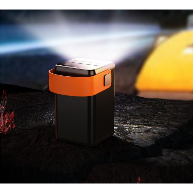 Swissten Powerbank Power Line - 60.000 mAh - USB & USB-C - Zwart