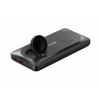 Swissten Swissten 2 in 1 Apple Watch Powerbank - 10.000 mAh - Zwart