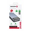 Swissten Powerbank Laptop - 20.000 mAh - 100W - Grijs