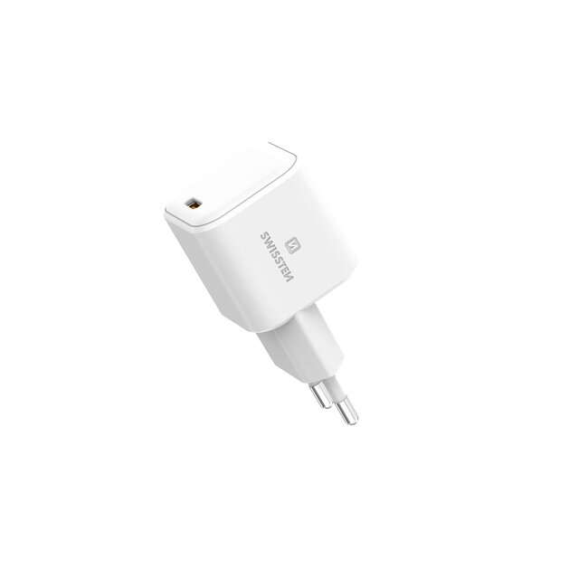 Swissten USB-C Snellader - GaN technologie - 45W - Wit
