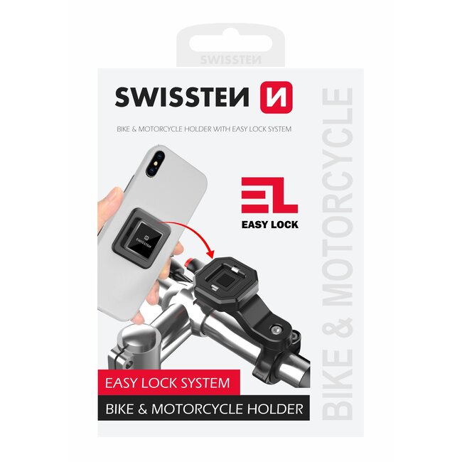 Swissten Easy Lock - Fiets - Zwart