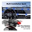Swissten Easy Lock - Telefoonhouder Auto Dashboard - Zwart