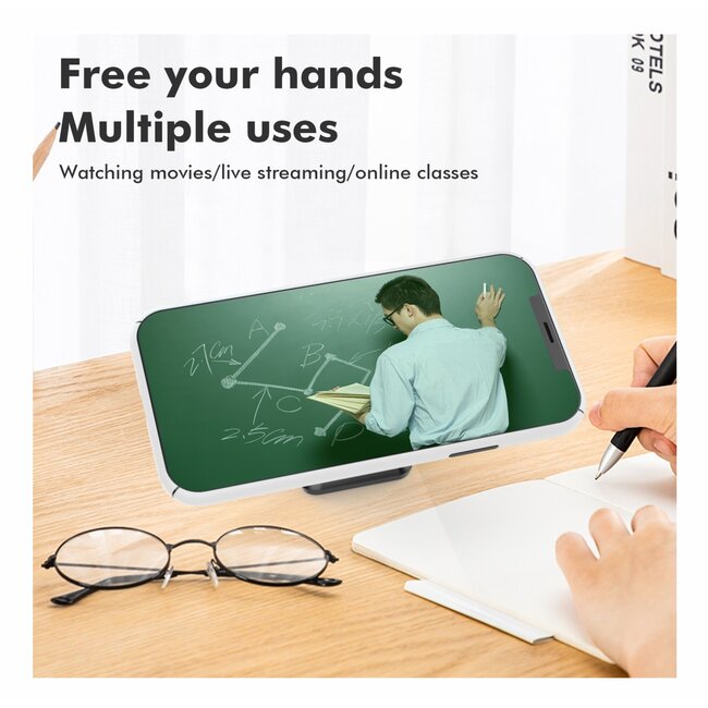 Swissten Easy Lock - Telefoonhouder Auto Dashboard - Zwart