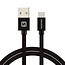 Swissten USB-C naar USB-A Kabel 2 Meter  Zwart