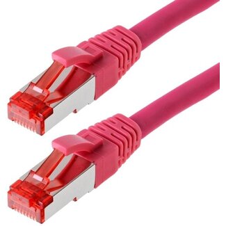 Helos Helos S/FTP Cat 6 - 30 Meter - Magenta