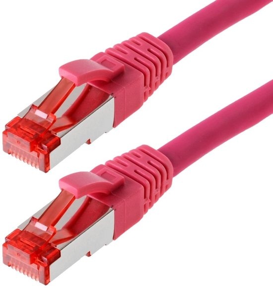 Helos S/FTP Cat 6 - 30 Meter - Magenta