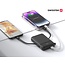 Swissten Powerbank Magsafe Compatible - 10.000 mAh - 20W - Ingebouwde kabels - Zwart