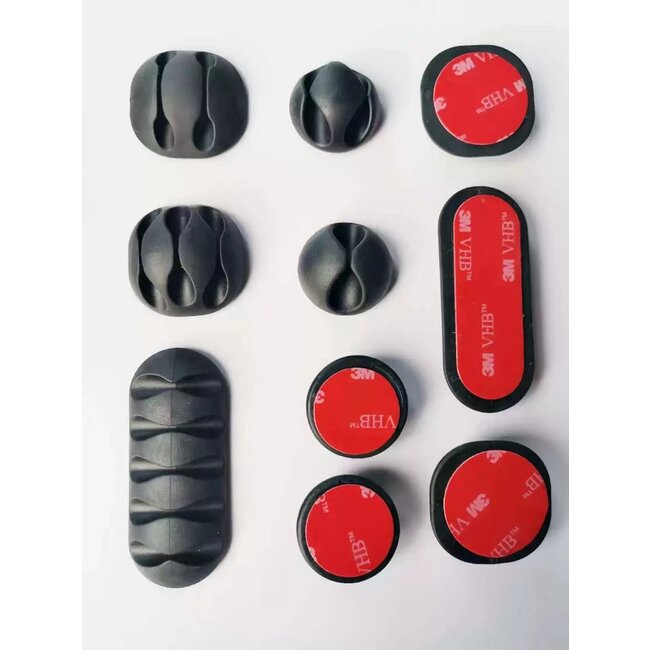 Swissten Cable Management - 10 Stuks