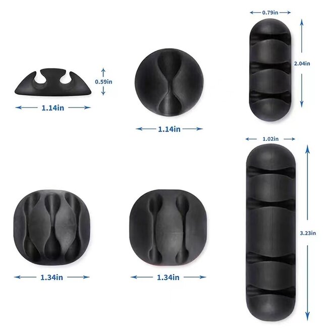 Swissten Cable Management - 10 Stuks
