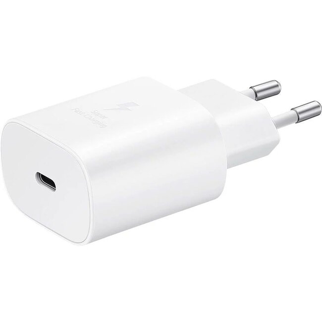 Samsung 25W USB-C Charger Fast Charging - TA800 Wit - Bulk