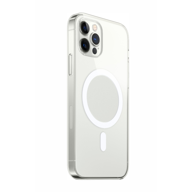 Swissten MagSafe hoesje - iPhone 16 Pro - Siliconen - Transparant