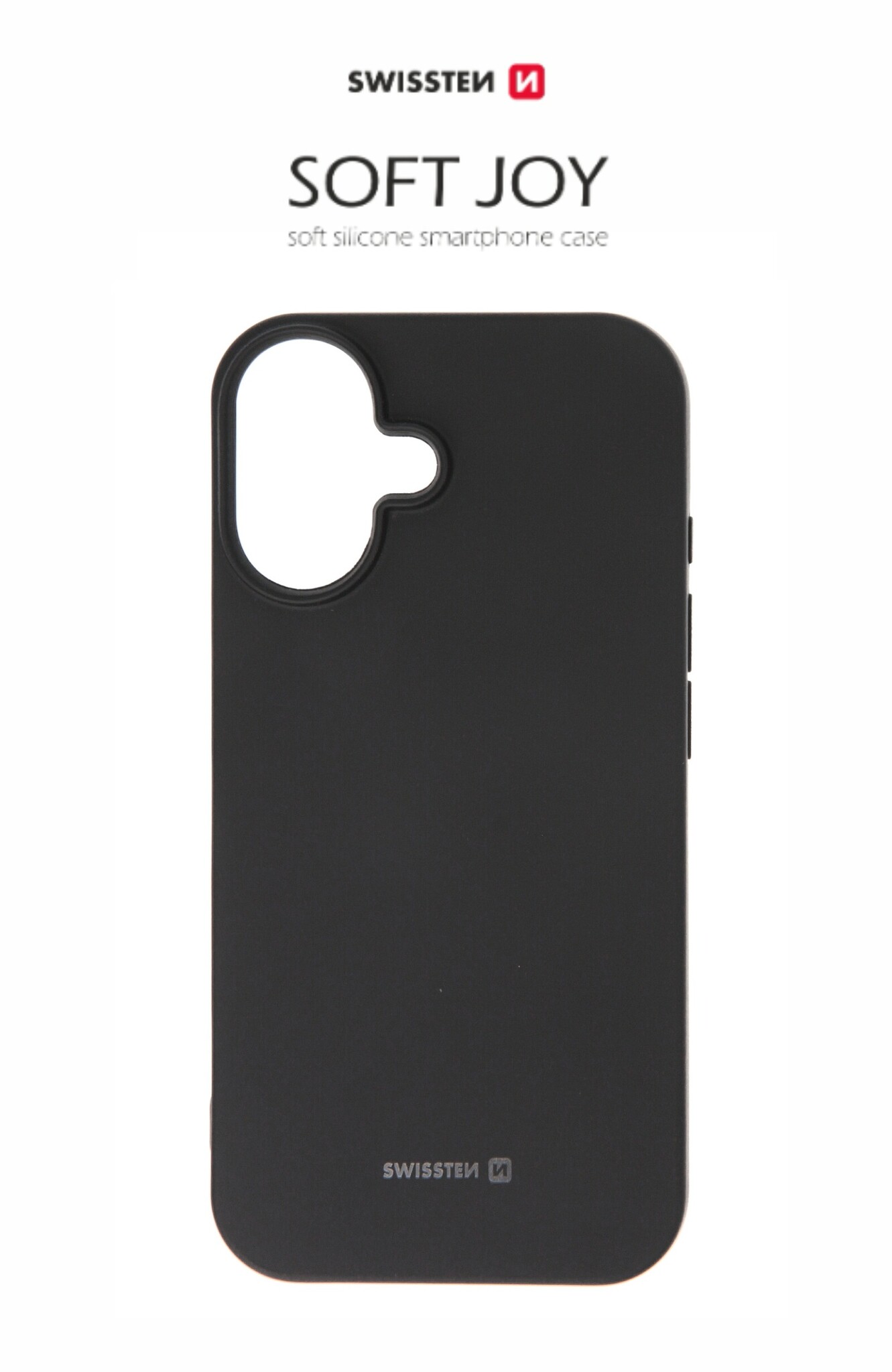 Swissten Soft Joy Apple iPhone 16 Hoesje - Zwart