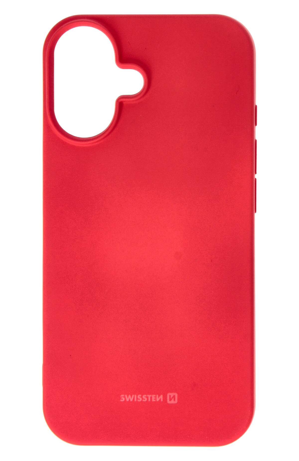 Swissten Soft Joy Apple iPhone 16 Hoesje - Rood