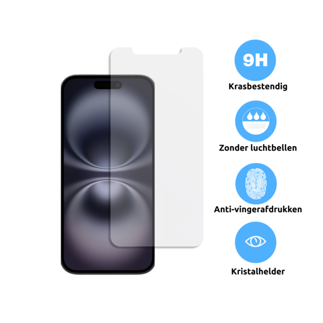 Swissten Ultra Slim Tempered Glass Screenprotector iPhone 16 Plus