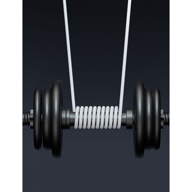 Swissten Kevlar USB-A naar Lightning kabel - 1.5M - Wit