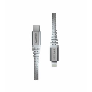 Swissten Swissten Kevlar USB-C naar Lightning kabel - 1.5M - Wit