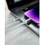 Swissten Kevlar USB-C naar Lightning kabel - 1.5M - Wit