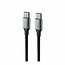 Swissten Gevlochten USB-C naar USB-C kabel - 1.5M - Versie 2.0 - 60W - Zwart