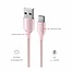 Swissten Gevlochten USB-C naar USB-A Kabel - 1.5M - Versie 2.0 - Roze