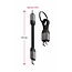 Swissten Swissten Magnetische Sleutelhanger Lightning naar USB-C Kabel - 9.7 CM - Zwart