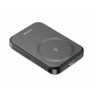 Swissten Swissten Powerbank Magsafe Compatible - 5000 mAh - 20W - Zwart