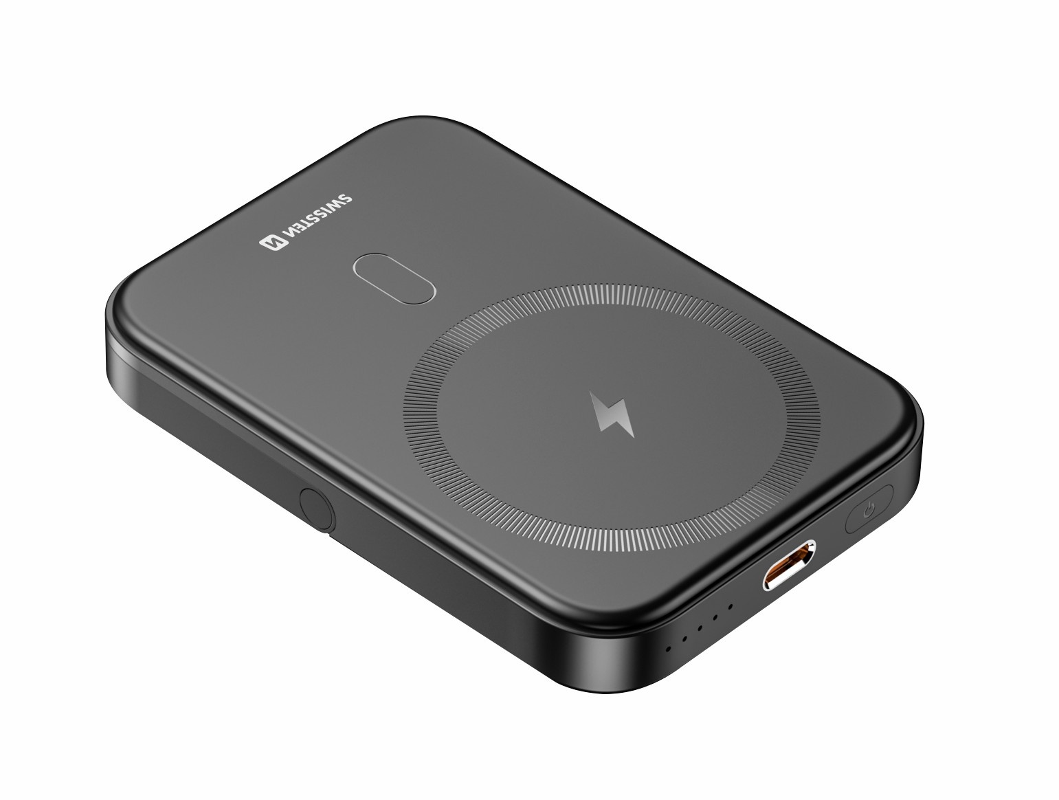 Swissten Powerbank Magsafe Compatible - 5000 mAh - 20W - Zwart