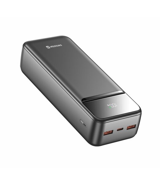 Swissten Swissten Powerbank Power Line II - 30.000 mAh - Zwart