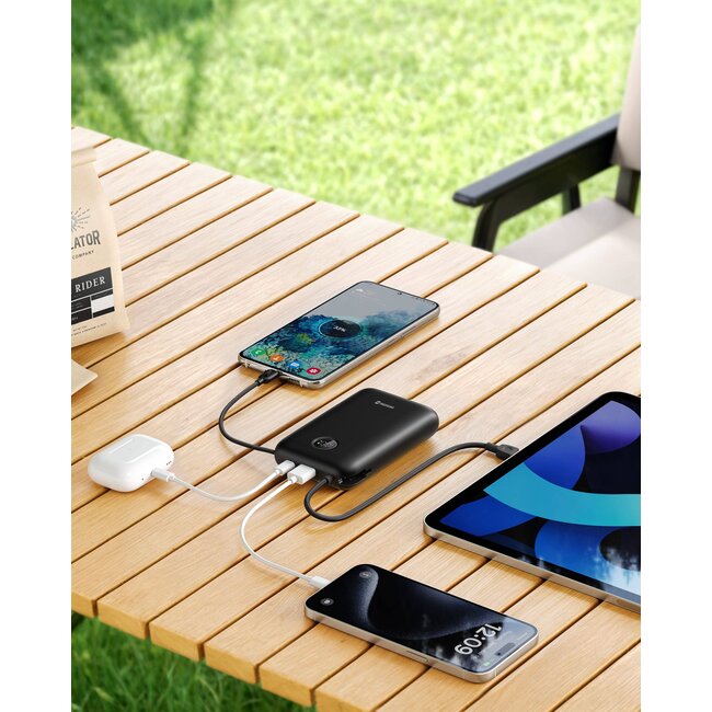 Swissten Powerbank Voltbox - 35W - 30.000 mAh - Zwart