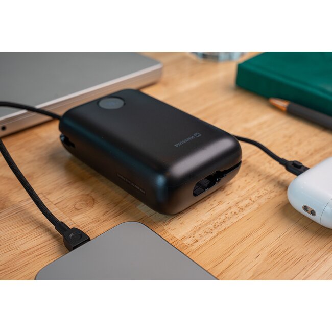 Swissten Powerbank Voltbox - 35W - 30.000 mAh - Zwart