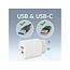 Mobilize Wall Charger USB-C + USB 25W with PD/PPS White (BULK)