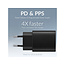 Mobilize Wall Charger USB-C + USB 25W with PD/PPS Black (BULK)