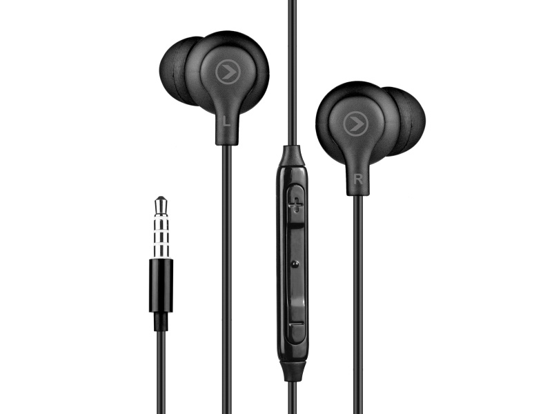 Mobilize Mobilize In-ear Stereo Headset with Remote 3.5mm Black afbeelding
