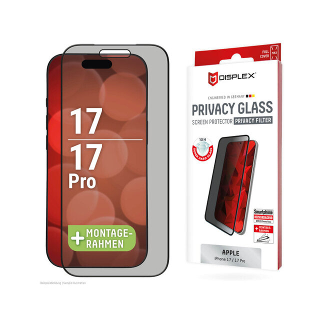 DISPLEX Privacy Glass FC iPhone 17/17 Pro