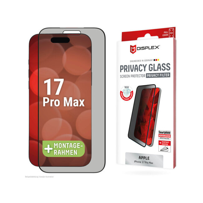 DISPLEX Privacy Glass FC iPhone 17 Pro Max