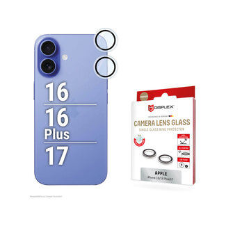 Displex DISPLEX CamGlass Single Lens iPhone 16/16 Plus/17