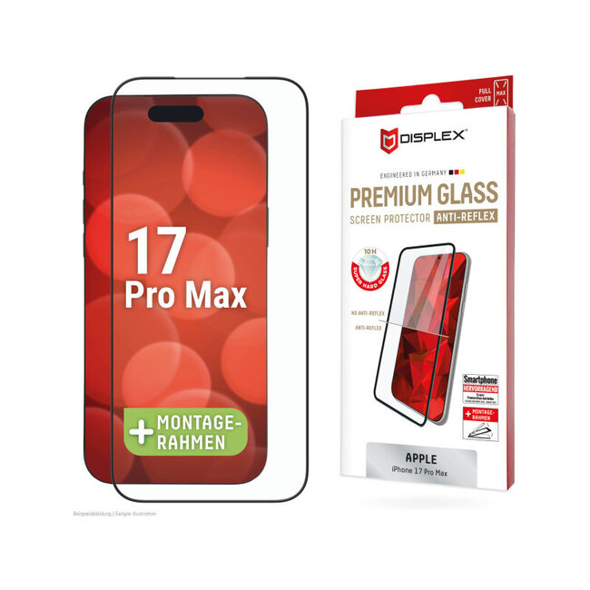 DISPLEX Premium Glass Full Cover Anti-Reflex iPhone 17 Pro Max