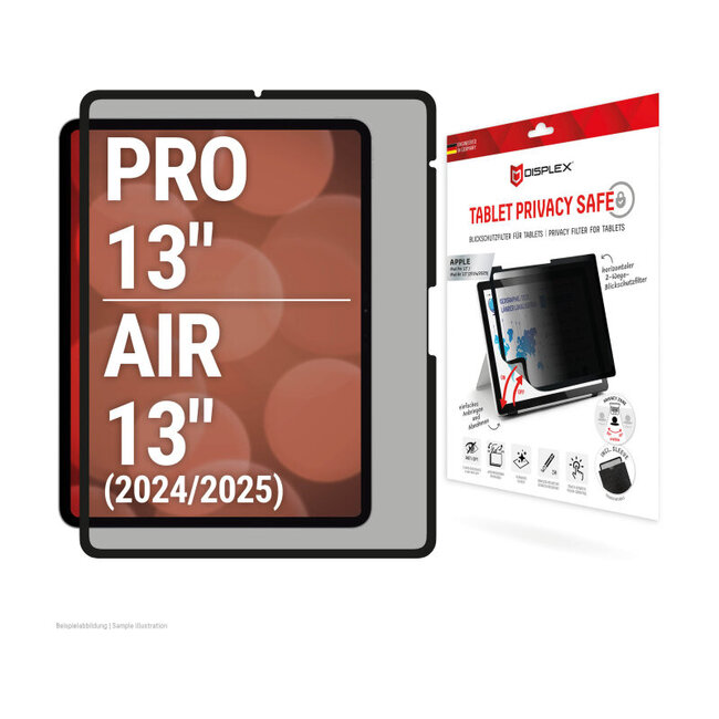 DISPLEX Privacy Safe Tablet Apple iPad Air 13 (2024/2025)/iPad Pro 13 (2024)