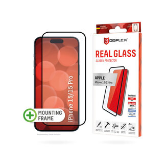 Displex DISPLEX Real Glass FC Apple iPhone 15/15 Pro
