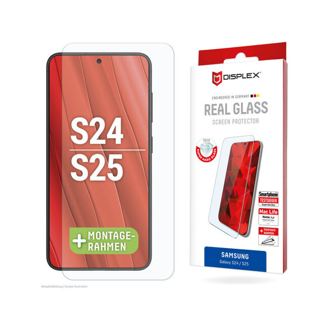 DISPLEX Real Glass Samsung Galaxy S24/S25