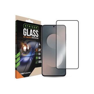 Striker Striker D3O Xtreme Impact Glass Screen Protector - Black Frame - Samsung Galaxy S25 FE