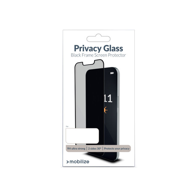 Mobilize Privacy Glass Screen Protector - Black Frame - for Samsung Galaxy A17 5G
