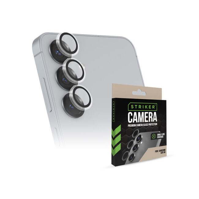 Striker Single Lens Glass Camera Protector - Transparent - Samsung Galaxy S25 5G