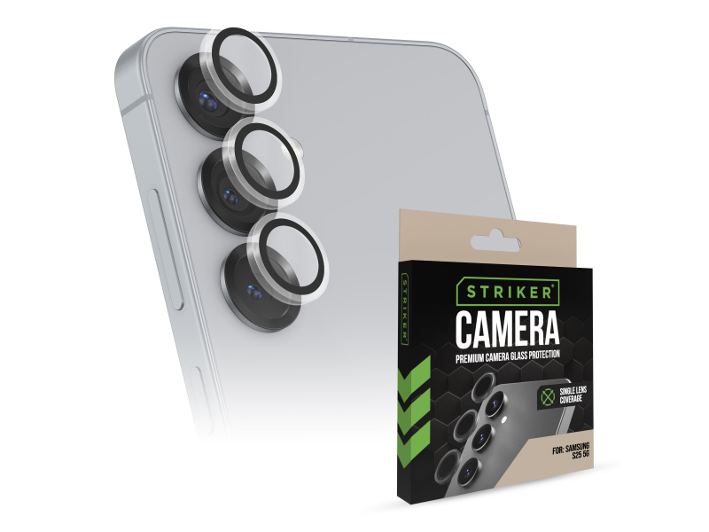 Striker Striker Single Lens Glass Camera Protector - Transparent - Samsung Galaxy S25 5G afbeelding